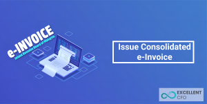 Issue Consolidated e-Invoice Cover