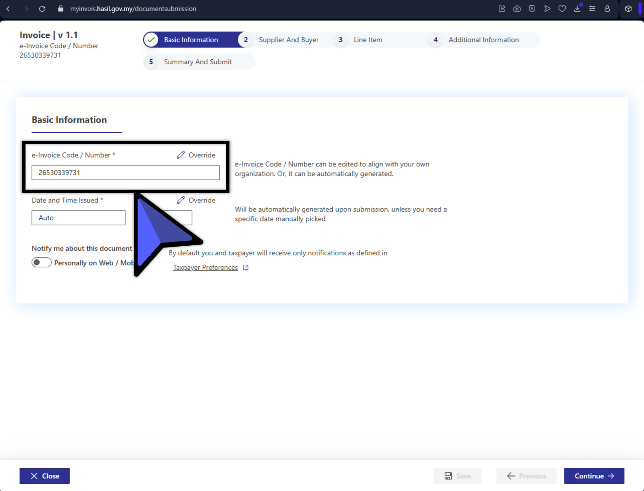 E-Invoice #5 How to Issue an E-Invoice via MyInvois Portal (Step-by ...